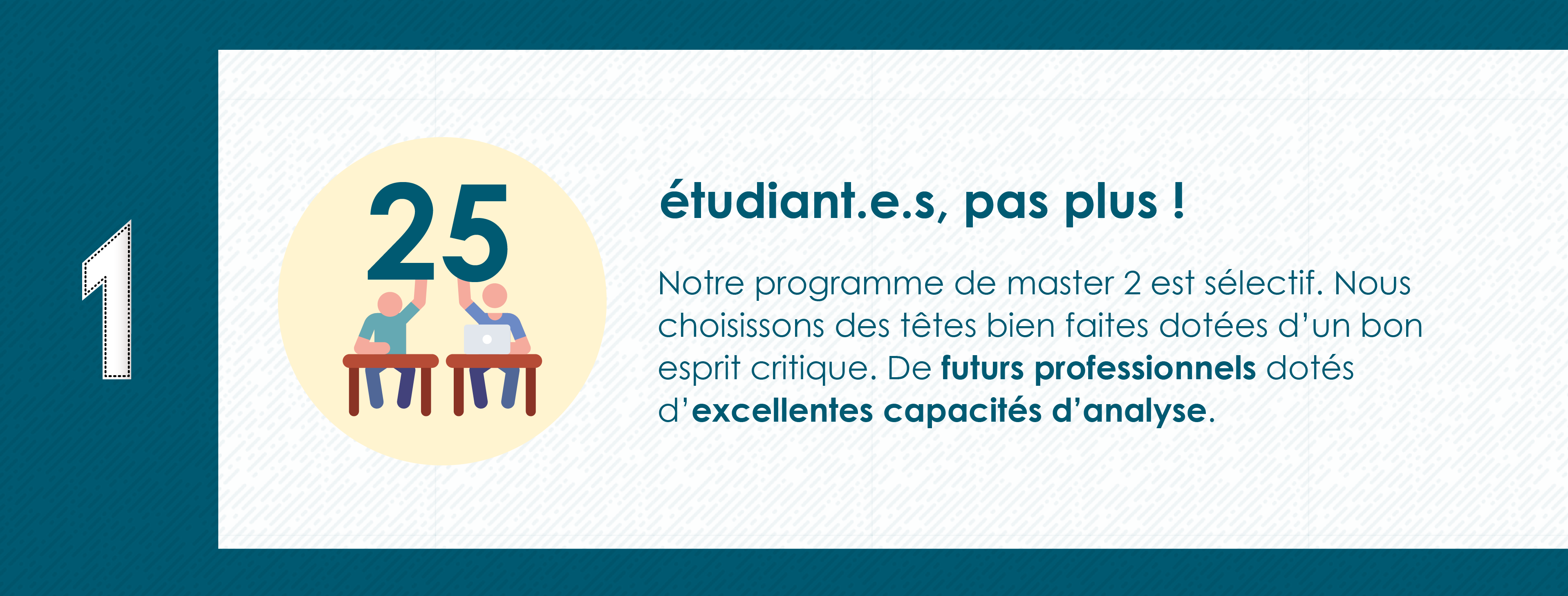 Pourquoi rejoindre le Master 2 Industrie Audiovisuelle de Paris 8 - 25 étudiants max